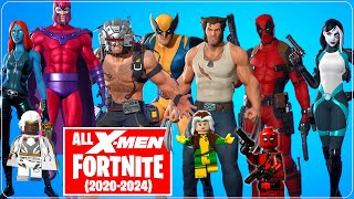 Evolution of All XMen Fortnite [upl. by Nazario]