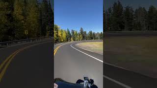 windingroads going down sandiacrest in newmexico motorcycletravel harleydavidson travel [upl. by Nnuahs]