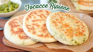 FOCACCE RIPIENE IN PADELLA con zucchine  Velocissime  Ricetta Facile  LifeampChiara [upl. by Nytsrik]