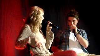 Convention Bloody night con 3 Bruxelles Nathaniel Buzolic et Candice Accola 110513 part 1 [upl. by Latvina]