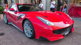 2 MILLION Ferrari F12 TDF Taking Delivery In Monaco [upl. by Hallvard]