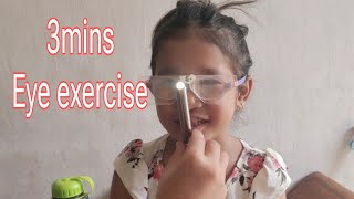 Exercise for strabismus eye Prescribed by her OptometristStlukes QC [upl. by Nnor]