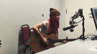 Lights Giants Live acoustic HD  new song from skinampearth [upl. by Darees]