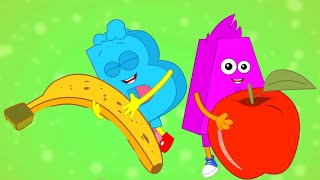 Apples and Banana Song for Kids Nursery Rhymes And Baby Songs [upl. by Etiuqram]