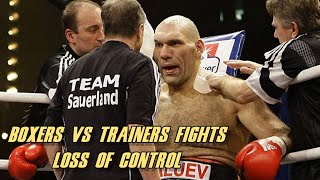 BOXERS PUNCHING TRAINERS ▶ COMPILATION  ANGRY COACHES LOSE CONTROL HD 2023 [upl. by Ricoriki]