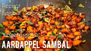 Surinaamse aardappel sambal maken receptSambal goreng kentang kering recipe [upl. by Kerril951]