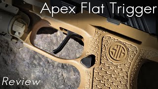 Sig Sauer P320 Apex Tactical Flat Trigger Review [upl. by Nol]