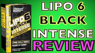 Lipo 6 Black Intense By Nutrex Review [upl. by Assin691]