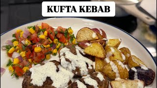 Beef kufta kebab or KOFTA kebab LOVE this high protein meal [upl. by Ingunna]