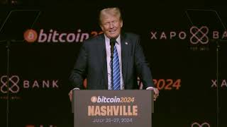 Donald Trump Bitcoin Conference 2024 Keynote bitcoin [upl. by Yorel]