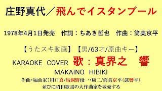 庄野真代／飛んでイスタンブール【うたスキ動画】【男63才原キー】 [upl. by Salomie]