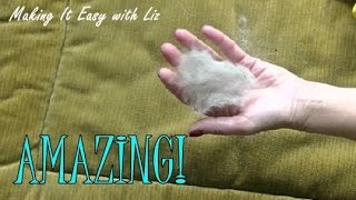 DIY Pet Hair Removal Hack  without a lint roller [upl. by Eibloc]