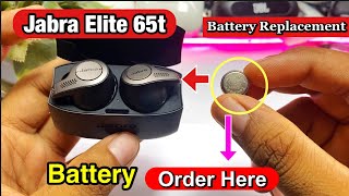 How to repair jabra elite 65t  Jabra earbuds Battery replacement teardown [upl. by Chimene]