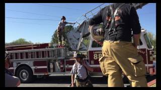 Franklinville Fire Department Aerial Training [upl. by Uot]