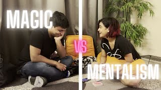 MAGIC vs MENTALISM ft SuhaniShah [upl. by Noach605]