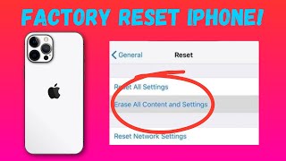 How to Factory Reset Iphone Easily [upl. by Menell39]