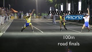 100m road finals at Rollergames Nanjing 2017 [upl. by Klusek]