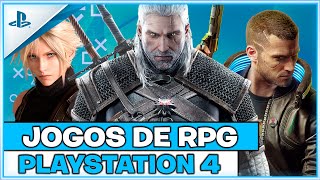 OS 40 MELHORES JOGOS DE RPG PARA PS4  JOGOS DE PS4 [upl. by Gentilis]