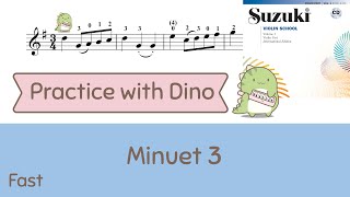 Minuet 3  Suzuki violin method vol 01 [upl. by Nnylsor]