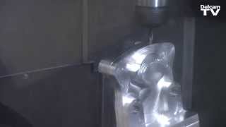 Delcam PowerMILL Vortex Machining  DMG MORI DMU 65mB [upl. by Fein]