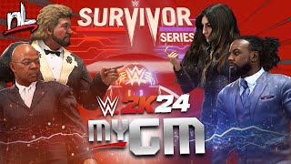 Who Can Book The Best SURVIVOR SERIES WWE 2K24 MyGM [upl. by Florinda]