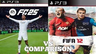 EA FC 25 Vs FIFA 12 PS3 [upl. by Ilamad]