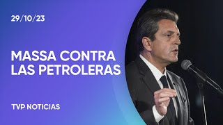 Massa cruzó a las petroleras sobre el abastecimiento de combustible [upl. by Enilarac627]