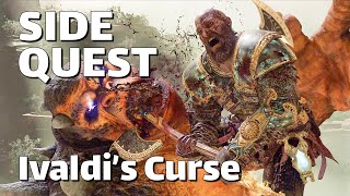 GOD OF WAR PC Ivaldis Curse All Realm Tears Niflheim  SIDE QUEST 4K [upl. by Eilra]