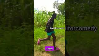 Watch what snake did to them 😮😮comedy saniformumu saniforcomedy snake snakes [upl. by Ahseret]