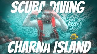 Scuba at charna island karachi  Charna island Vlog  Annas Ibn Umer [upl. by Haimerej]