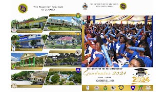 The Teachers Colleges of Jamaica Ceremony for The Presentation of Graduates 2024 [upl. by Erny]