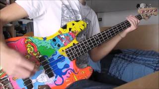 Verdena  Muori delay bass cover [upl. by Ahsemrak493]