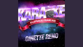 Remixer Ma Vie — Karaoké Playback Instrumental — Rendu Célèbre Par Ginette Reno [upl. by Annaicul363]