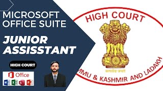 MS OFFICE SUITE Shortcut keys  BASIC INFORMATION  JUNIOR ASSISSTANT  JK HIGH COURT [upl. by Elaina]