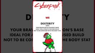 Dexterity  How to Play Cyberpunk Red 8 [upl. by Eendys]