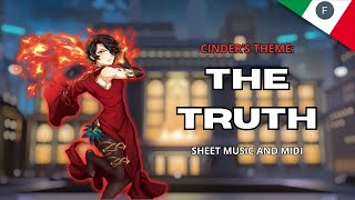 Cinder Falls Theme  The Truth  Lyrics Sheet Music and MIDI Download RWBY Volume 8 Soundtrack [upl. by Faye]