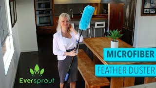 EVERSPROUT Microfiber Feather Duster  Dusting High Ceilings [upl. by Now]