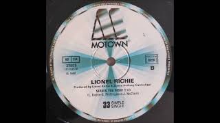 LIONEL RICHIE¤¤¤¤Serves You Right¤1982¤HQ [upl. by Arreic]