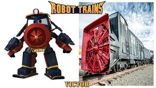 Robot Trains Characters in Real Life [upl. by Epps388]