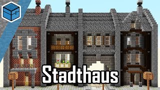 Minecraft Stadt bauen  Minecraft Stadthaus bauen deutsch 04 [upl. by Brucie49]