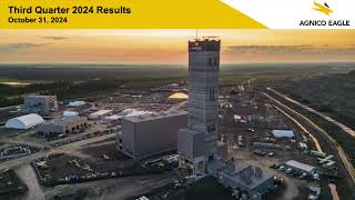 Agnico Eagle Mines AEM Q3 2024 Earnings Presentation [upl. by Kcirdled]