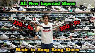 Made in Hong Kong Shoes  Imported Shoes  Footwear wholesale market  Ballimaran Shoes Market [upl. by Farris]