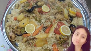 How To Make Chicken Maqlooba RecipeArabian dish chicken maqlooba [upl. by Eilsehc]