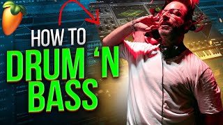 How To Drum And Bass FL Studio Tutorial [upl. by Yrnehnhoj196]