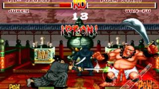 Samurai Shodown 1 YAGYU JUBEI Arcade completo [upl. by Reede]