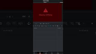 O Que Fazer Quando Aparece Media Offline shorts davinciresolve davinciresolvetutorial [upl. by Akiaki]