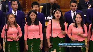 Aizawl EFCI Presbytery Choir NEICCYA 19th Biennial Conference 2023 [upl. by Aredna]