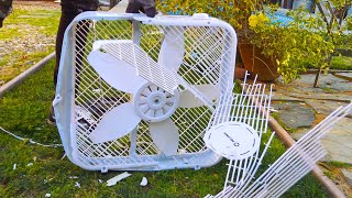 PELONIS Box Fan Destruction [upl. by Davy]