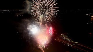 Fireworks show at San Francisco Giants vs LA Dodgers Oracle Park [upl. by Thomasin]