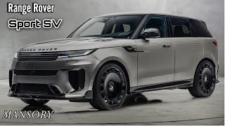 RANGE ROVER Sport Genius MANSORYs Top Secret Modifications Revealed [upl. by Lundeen800]